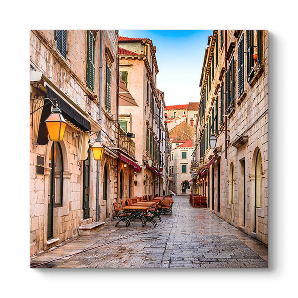 Dubrovnik Sokakları Tablosu - Model 3